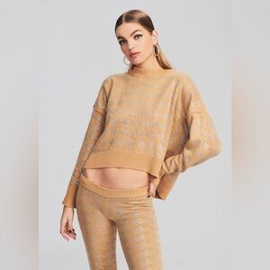 NWOT Retrofete Mal Sweater, embellished, Cotton Cashmere Blend, oversized Medium